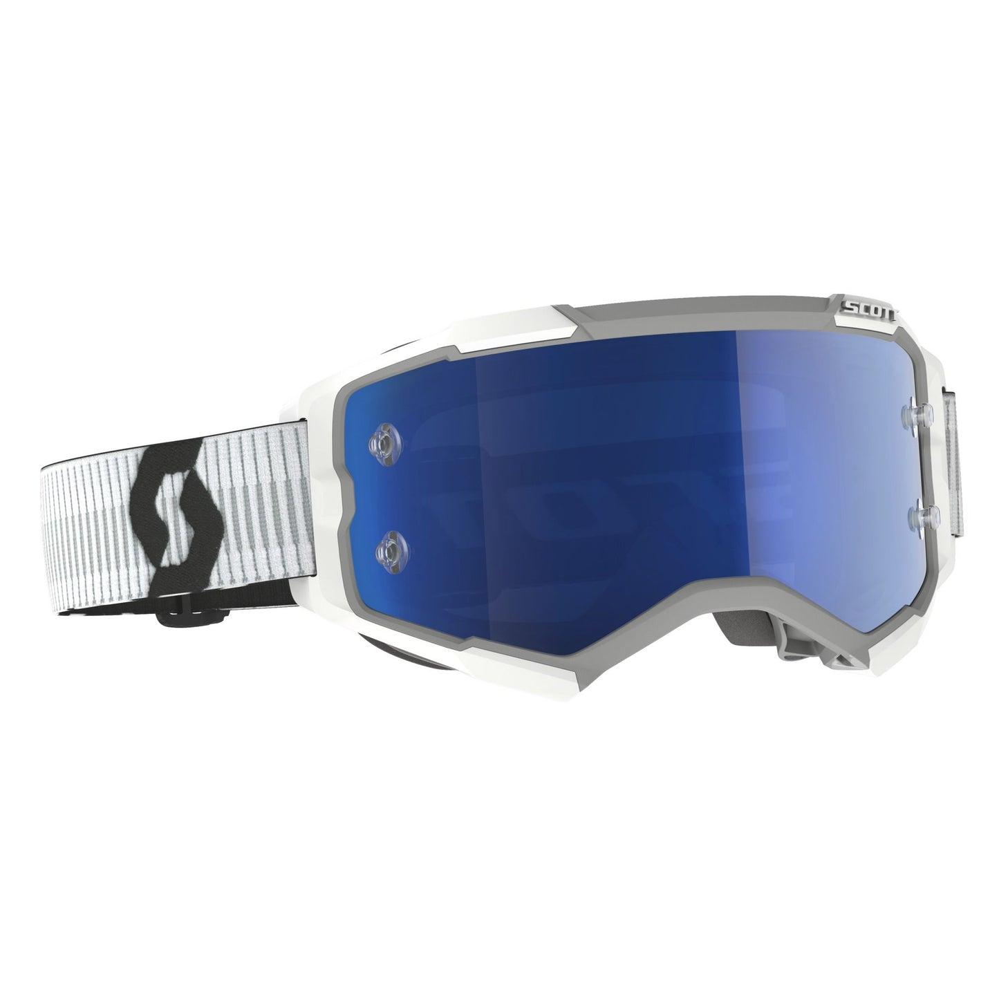 Goggle Fury White/blue