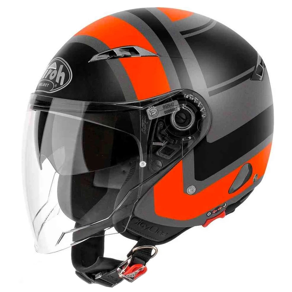 Casco Airoh Cityone Wrap Orange Matt