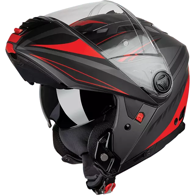 Casco Airoh Phantom S Triplo Red Matt