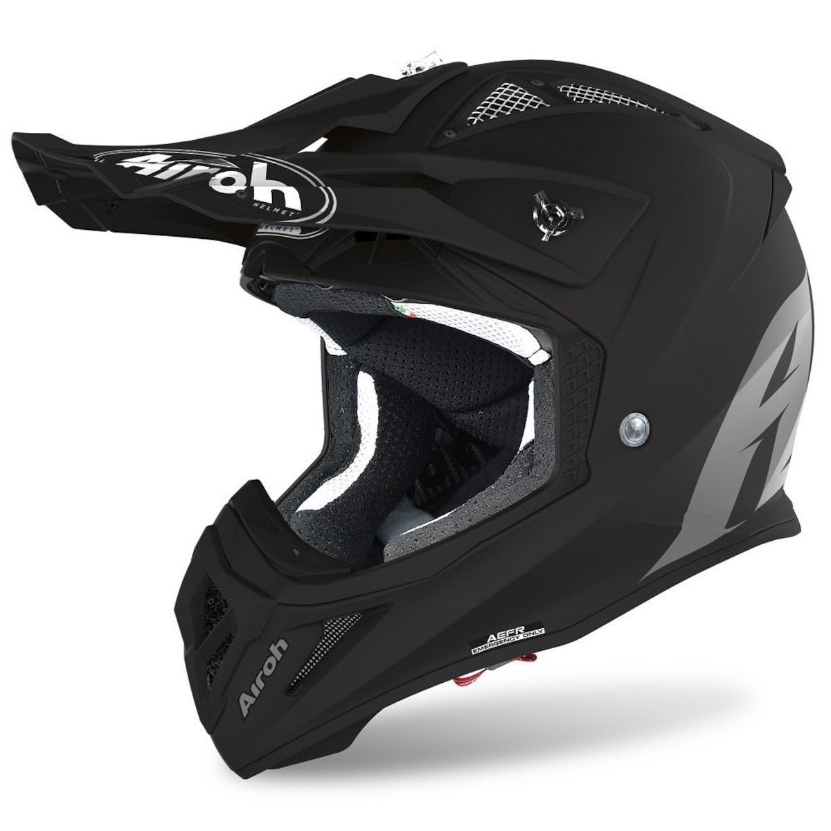 Casco Airoh Aviator Ace Color Black Matt