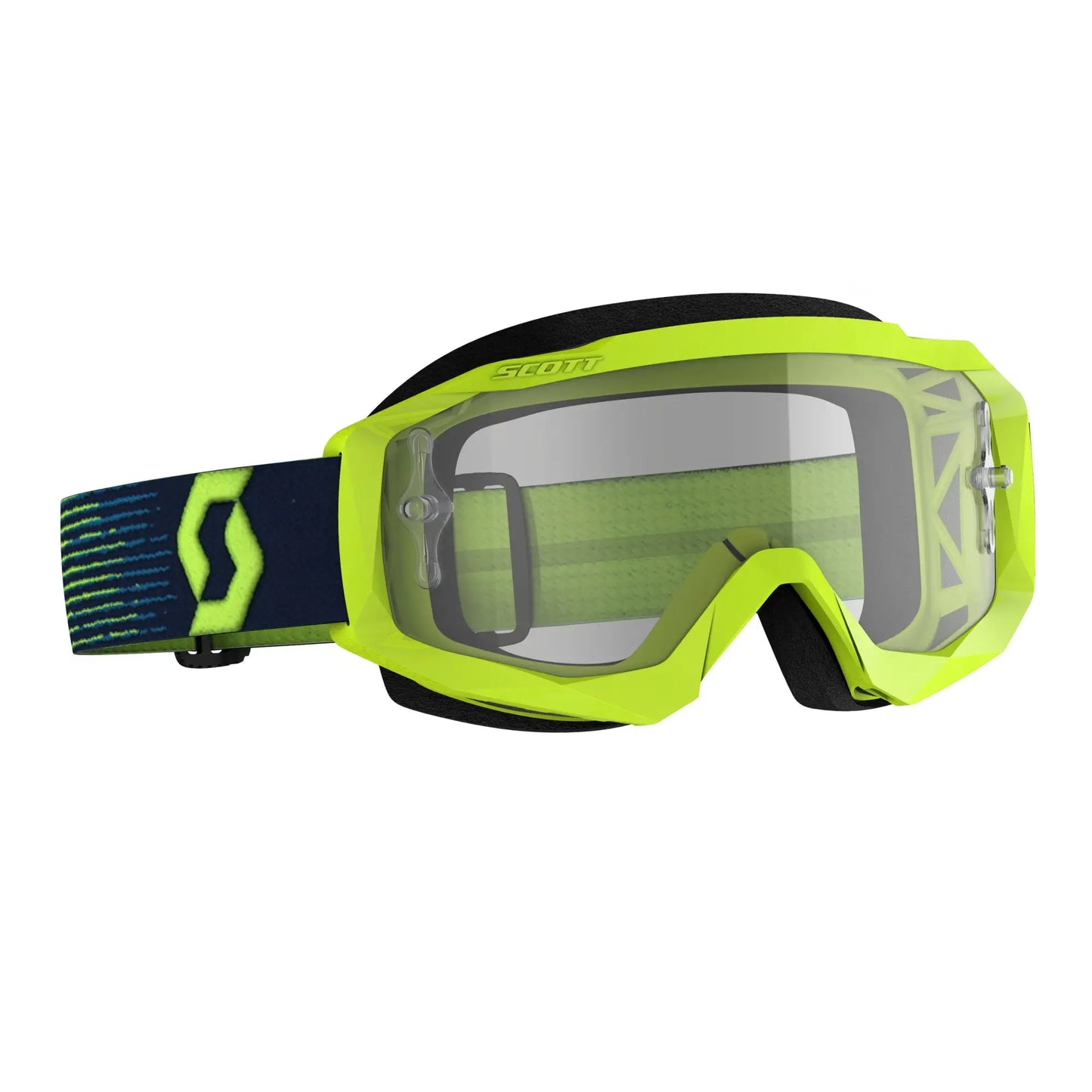 Goggle Hustle X Mx Yellow Blue Clean