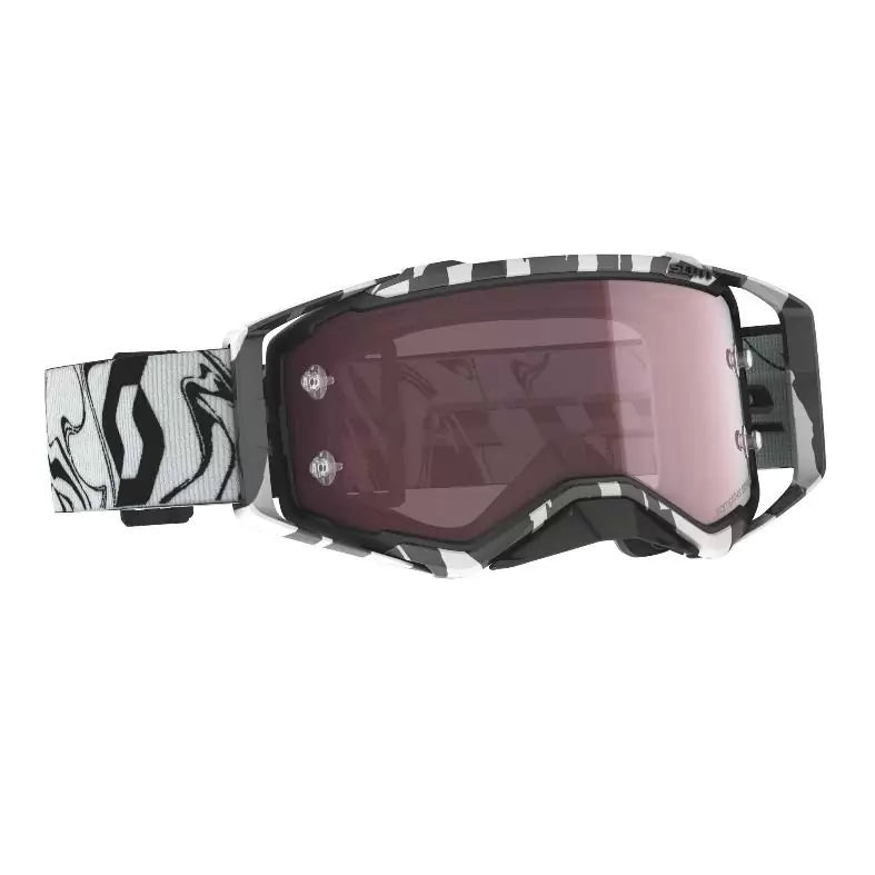 Goggle Prospect Amplifier Marble White Black, Lens Rose Works