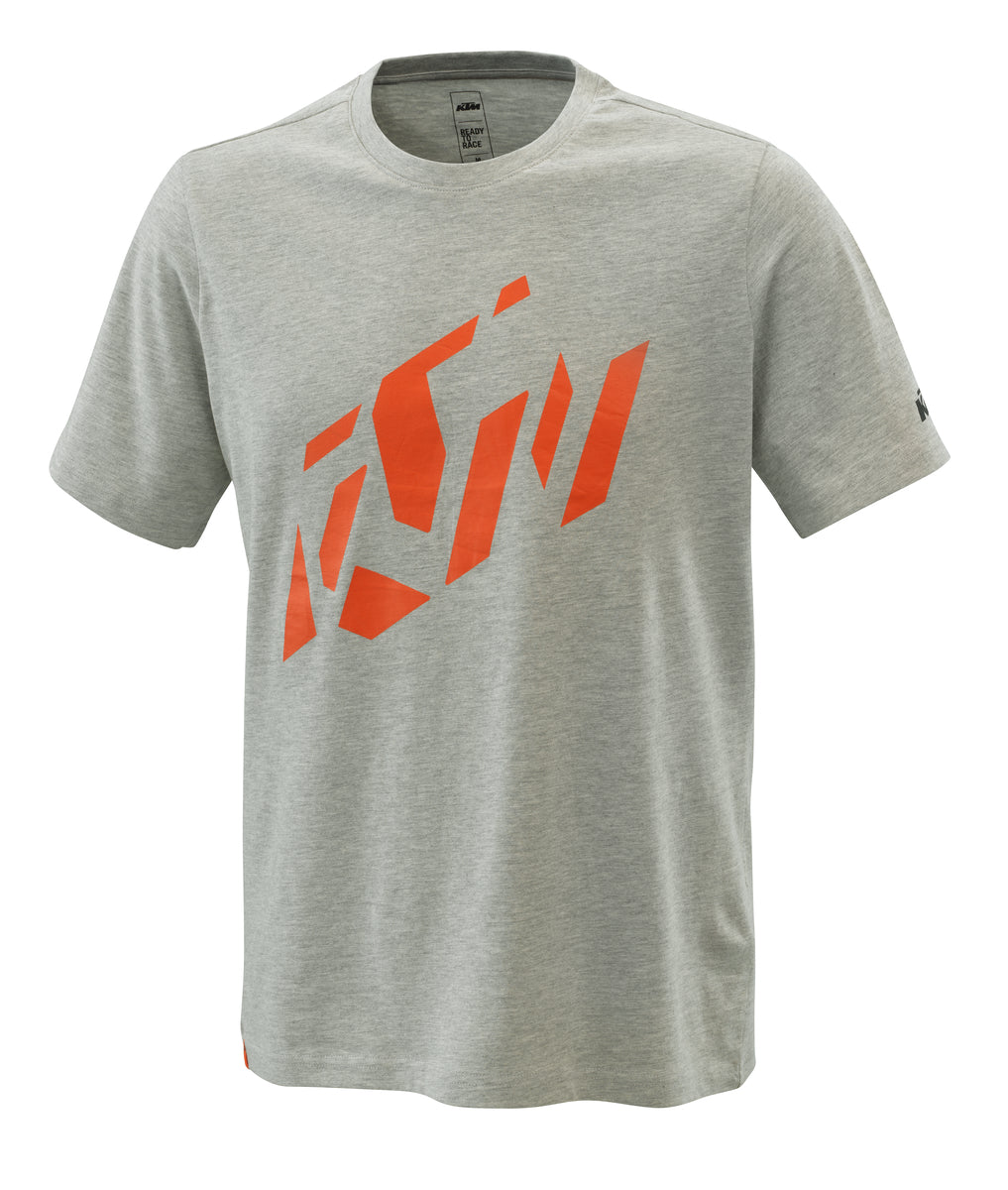Radical sliced tee grey melange
