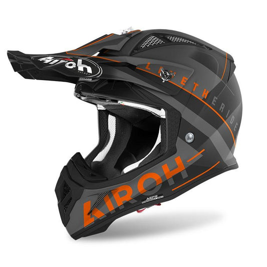 Casco Airoh Aviator Ace Amaze Orange Matt