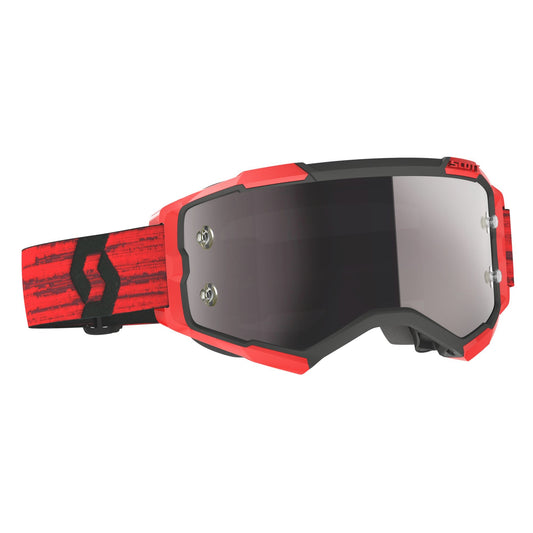 Goggle Fury Dark Red/silver