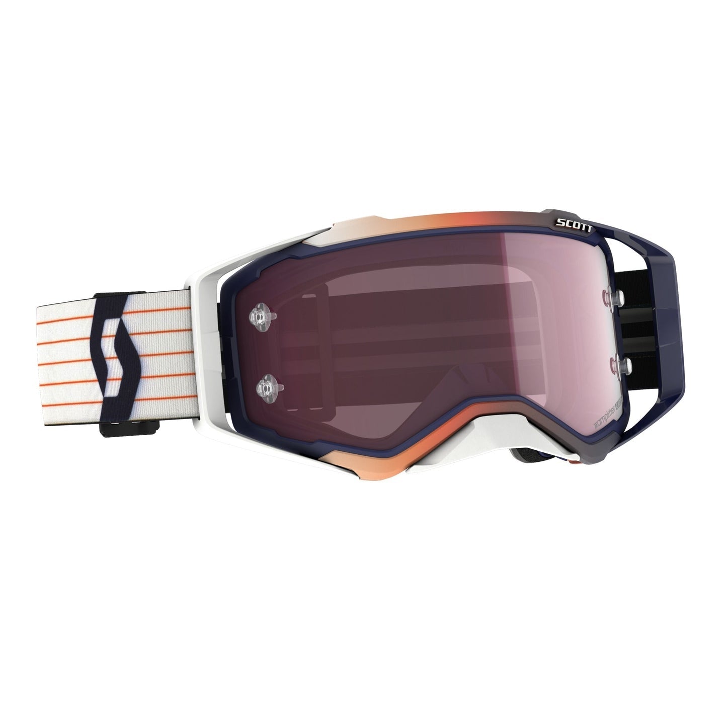 Goggle Prospect Amplifier Blue White, Lens Rose Works