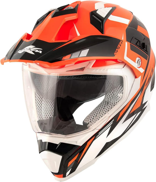 Casco Enduro Kv30r Grayer Ara/ner