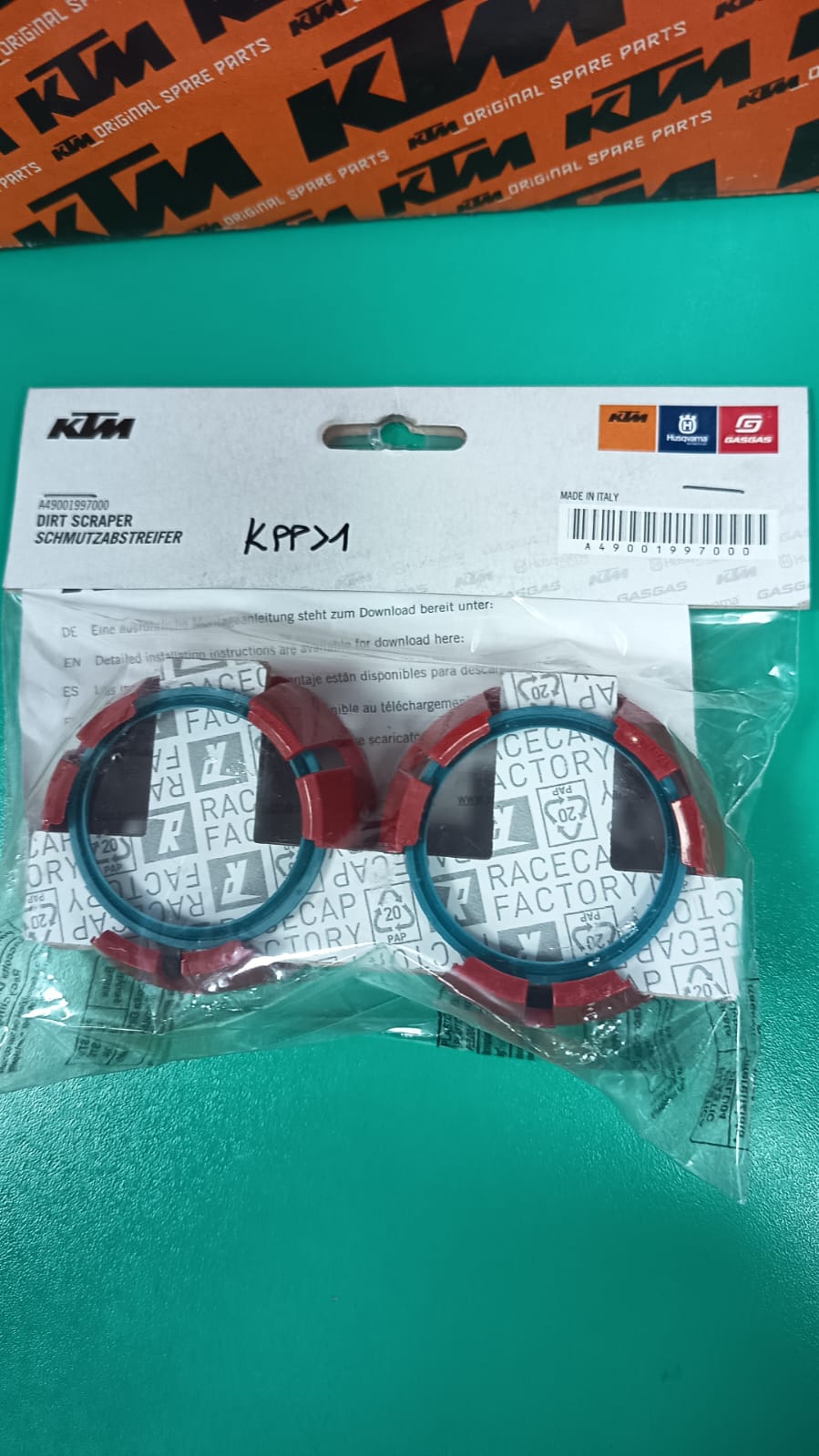 A49001997000-PARAPOLVERI FORK RACING*KTM SX+EXC