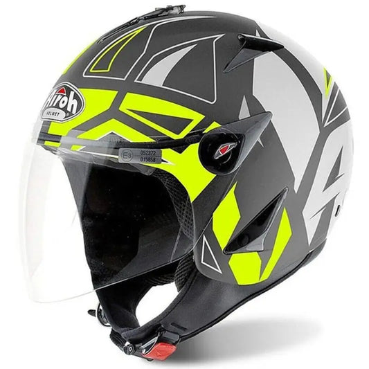 Casco Airoh Jt Convert Yellow Matt