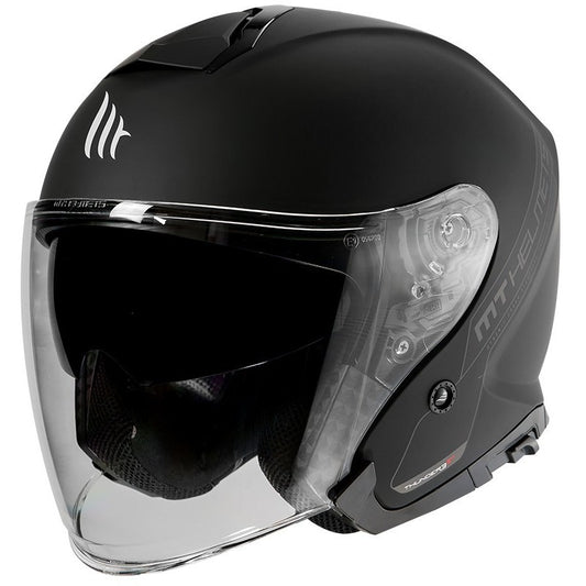 Casco Thundersv Jet Solid Matt Black